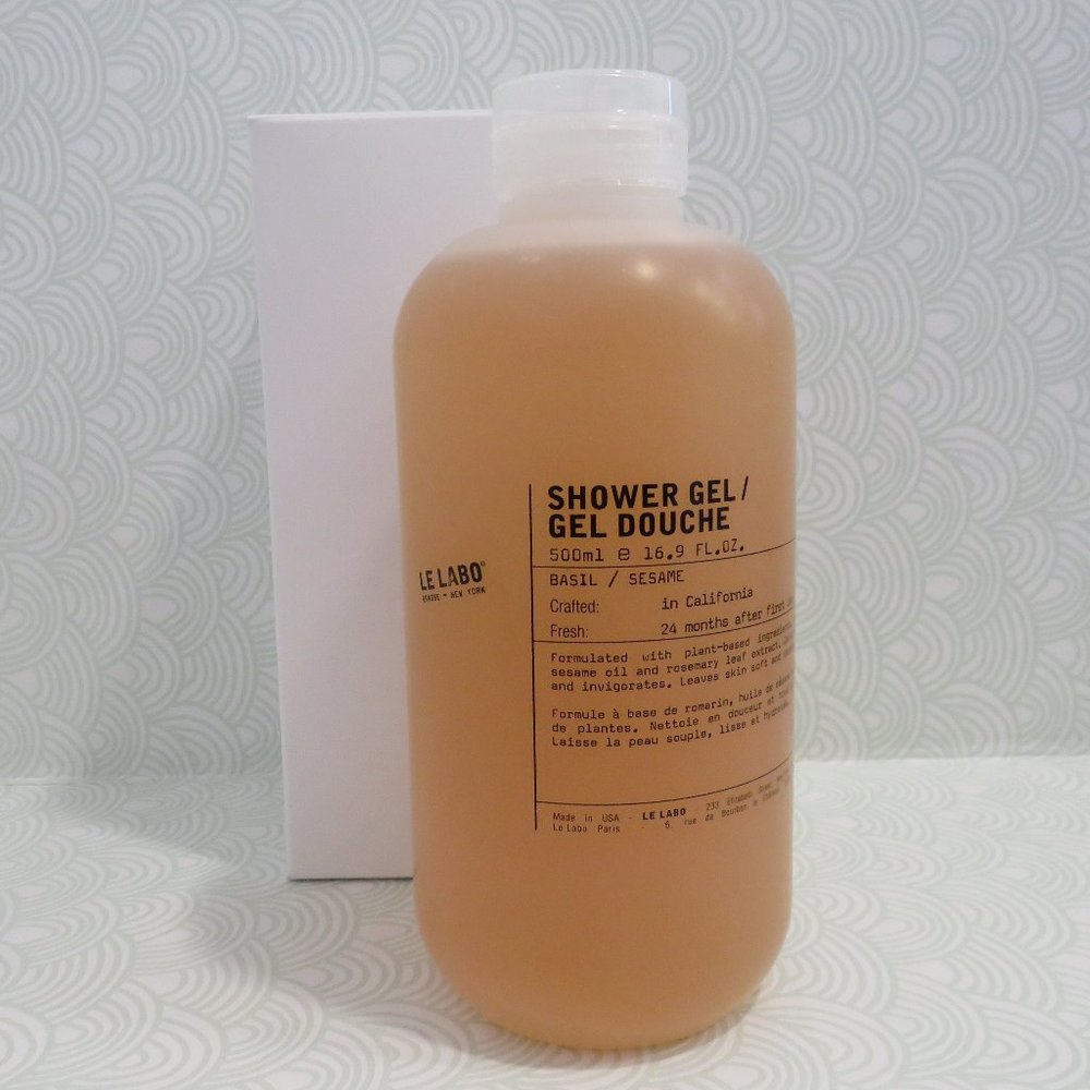 LE LABO💥SHOWER GEL  BASIL / SESAME 16.9 OZ FULL SIZE💥
